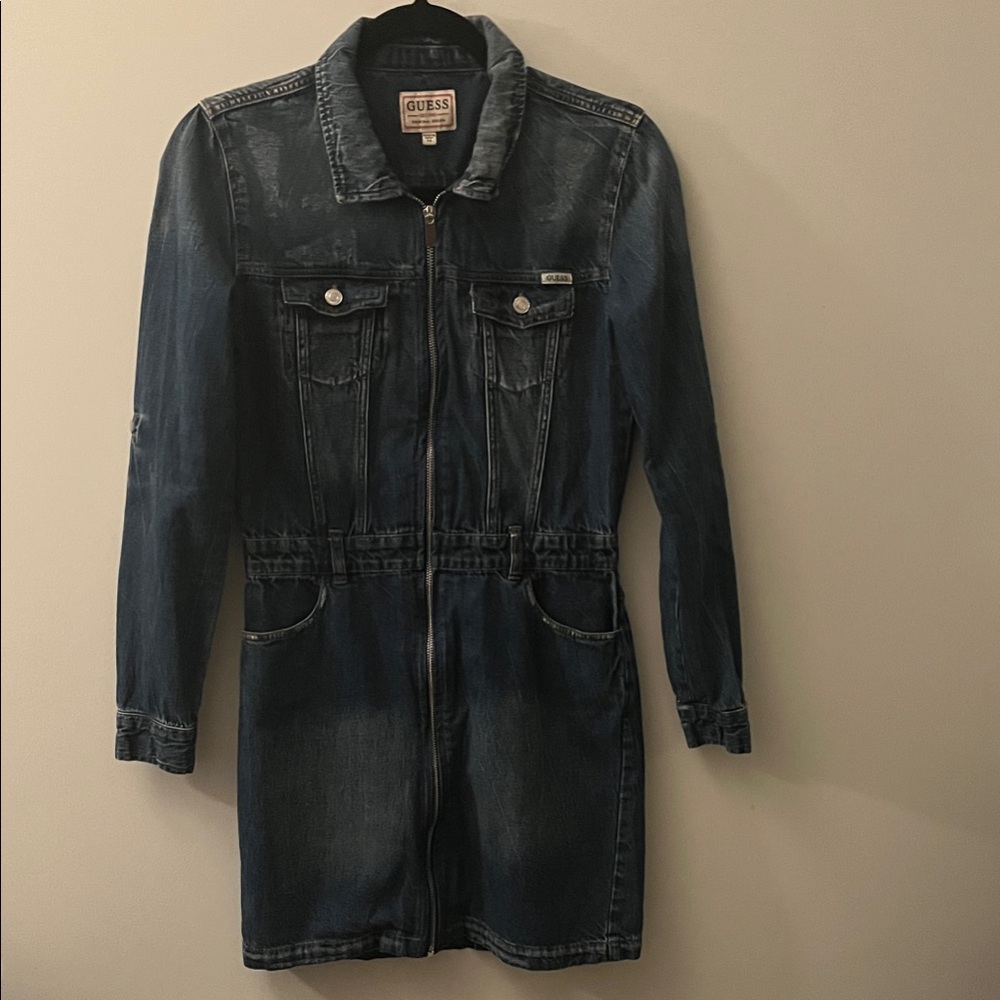 GUESS Dark Blue Denim Dress